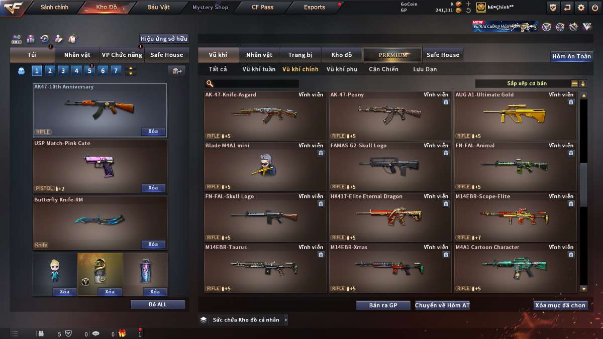 shop acc cf uy tin gia re
